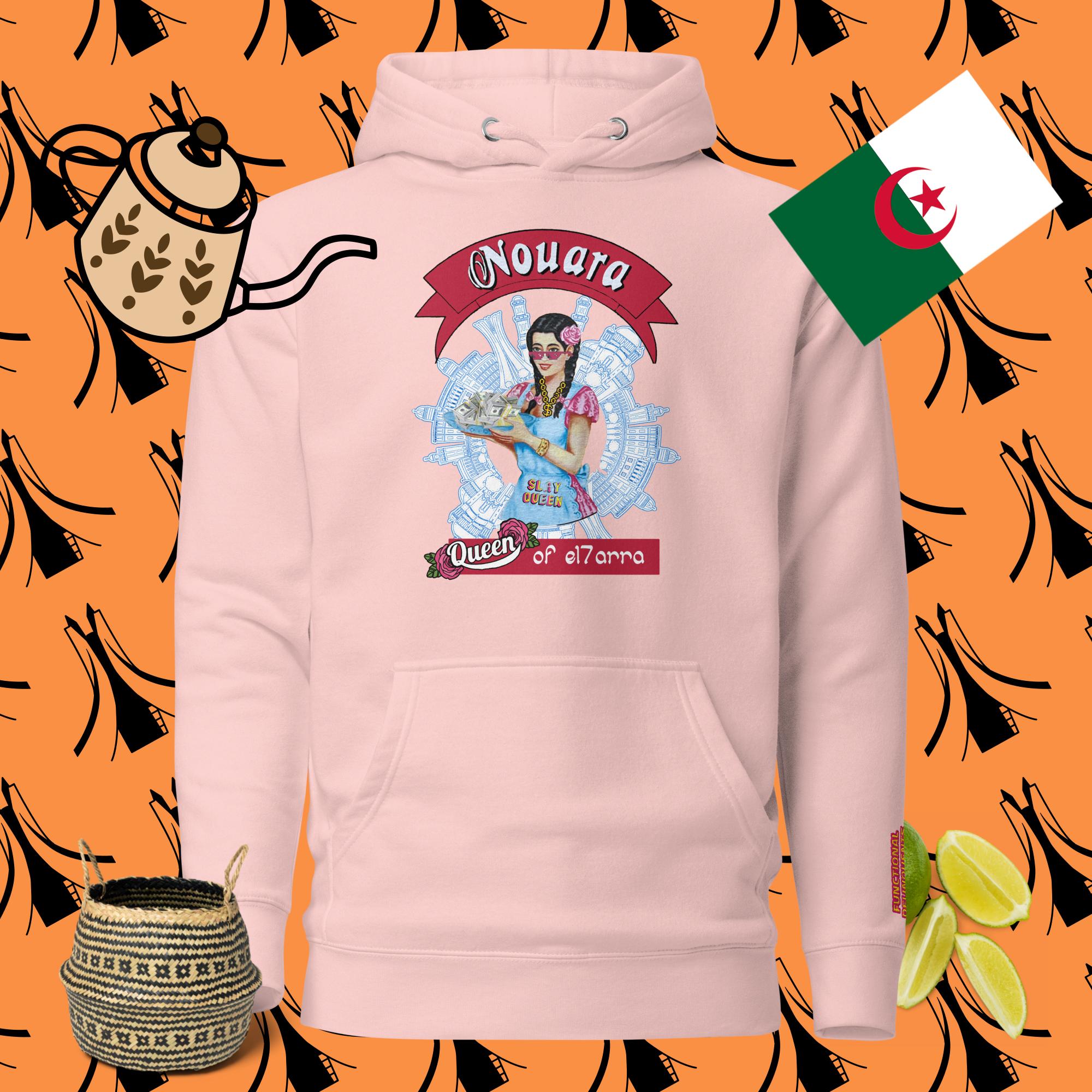 Nouara queen of el7arra! hoodie with ?Liberation collective logo - Image 5