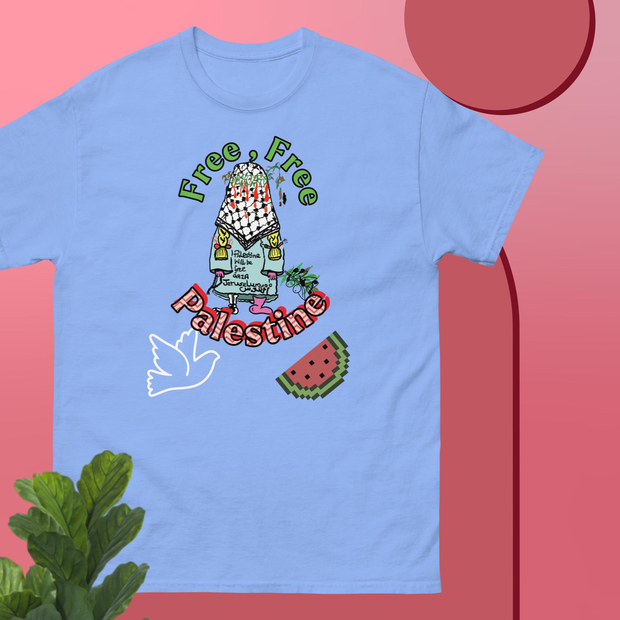 unisex free palestine t shirt with our 'hope' an ode to handala - Image 5