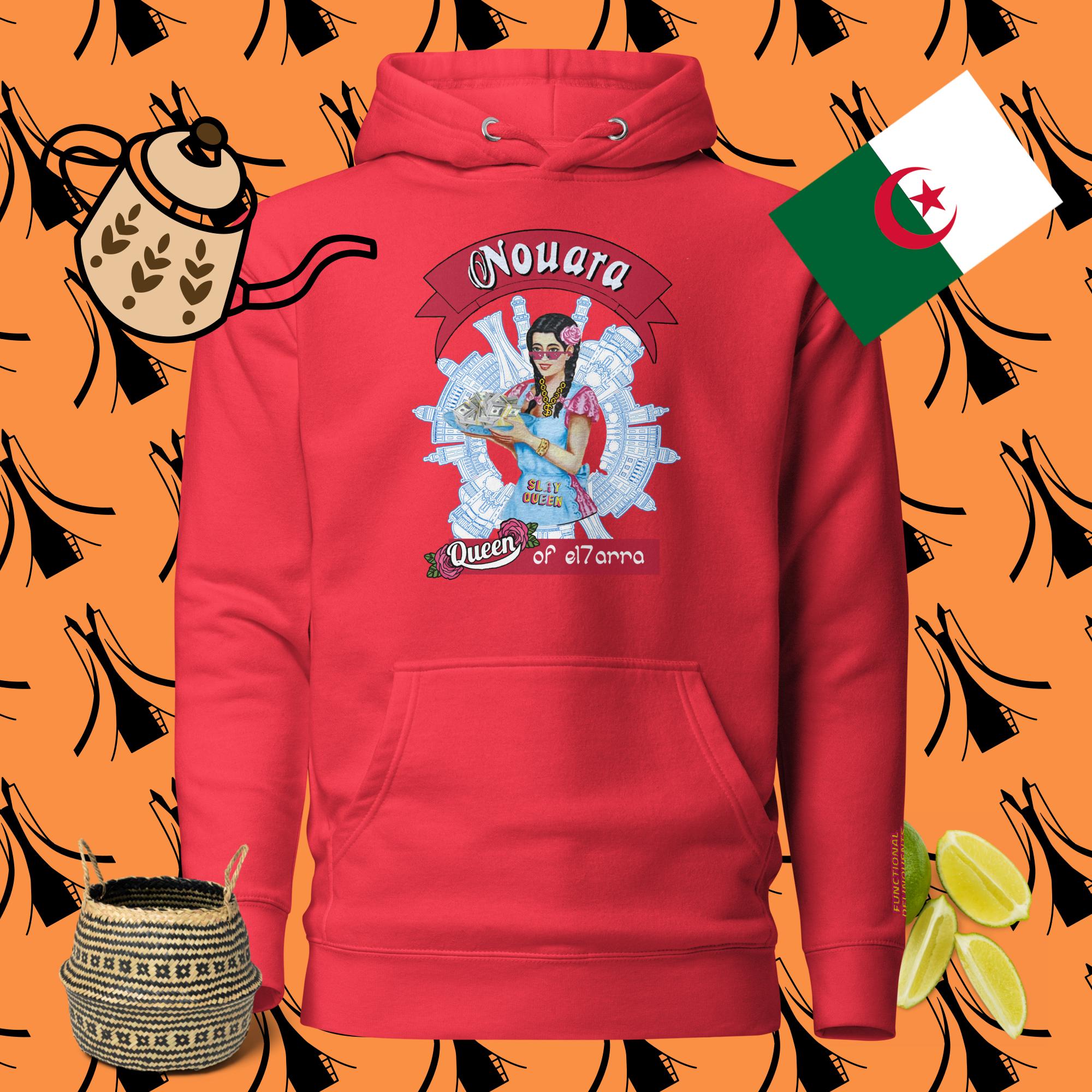 Nouara queen of el7arra! hoodie with ?Liberation collective logo - Image 2