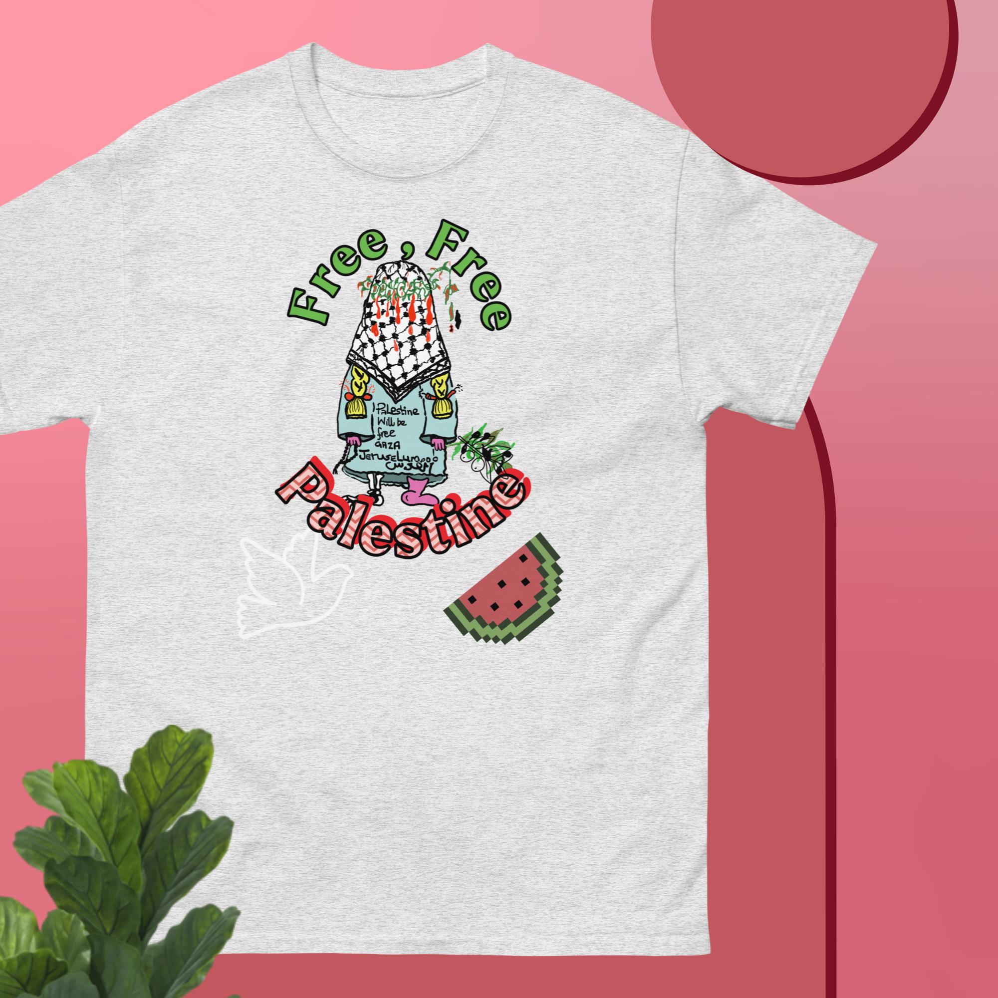 unisex free palestine t shirt with our 'hope' an ode to handala - Image 10