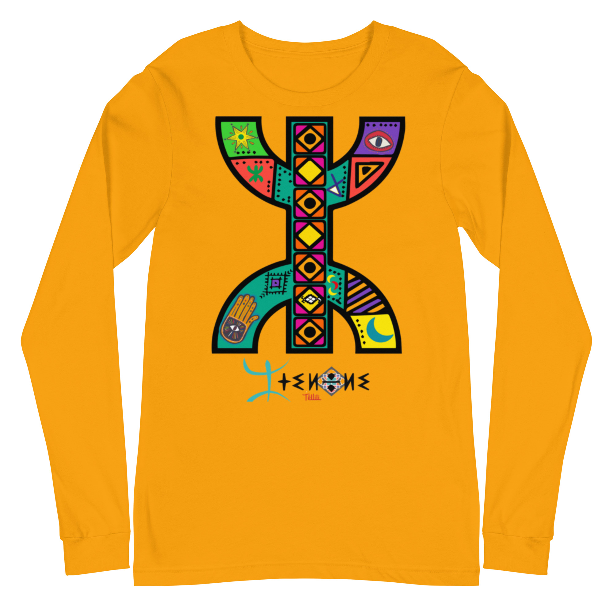 YAZ amazigh Tellili brand, Unisex Long Sleeve Tee - Image 5