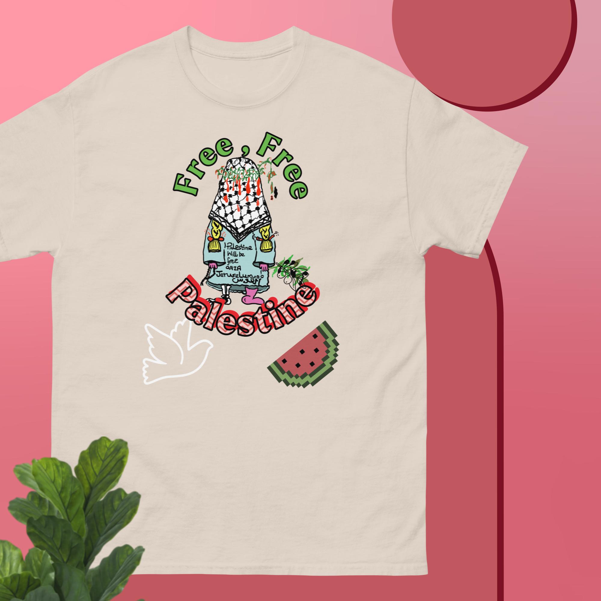 unisex free palestine t shirt with our 'hope' an ode to handala - Image 8