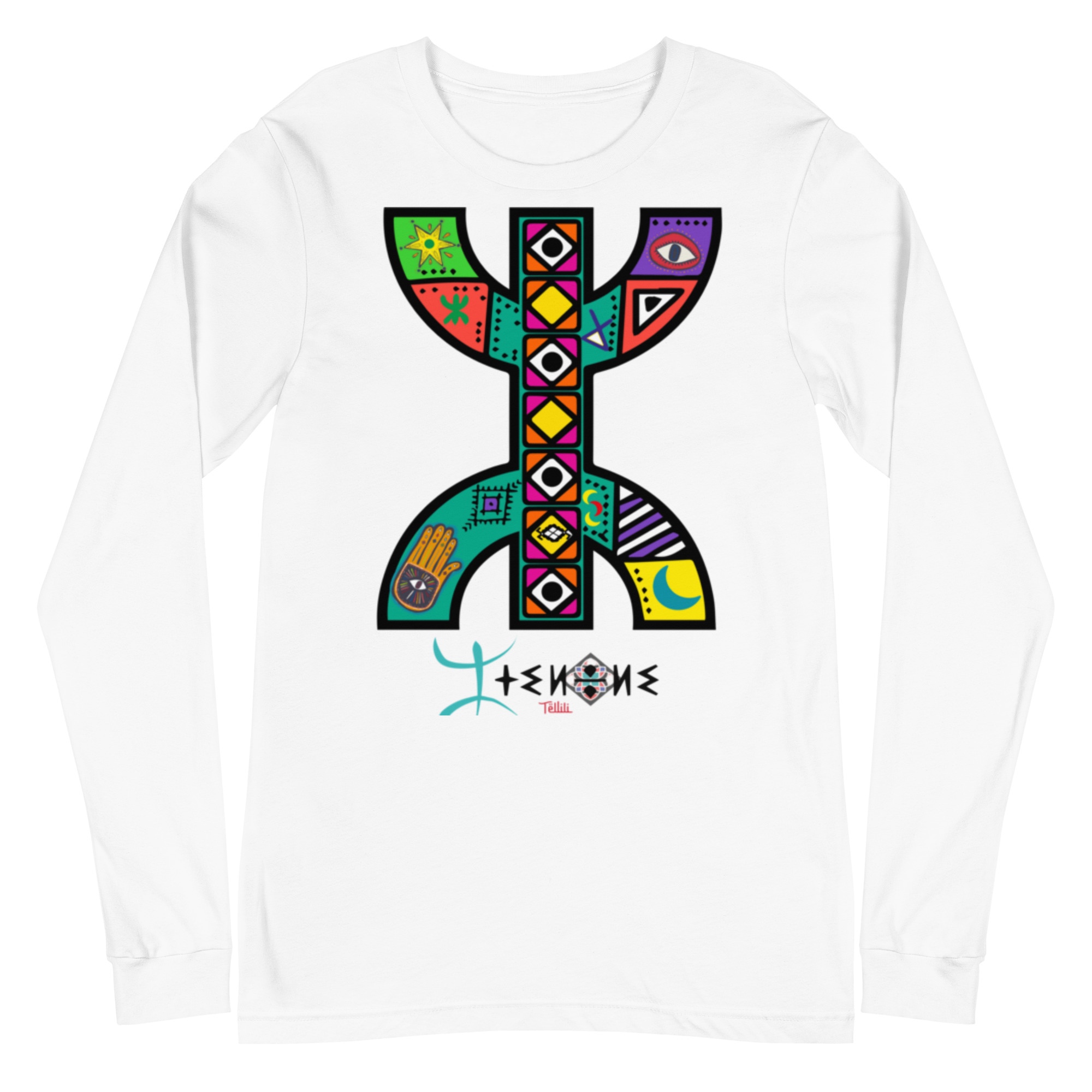 YAZ amazigh Tellili brand, Unisex Long Sleeve Tee - Image 7