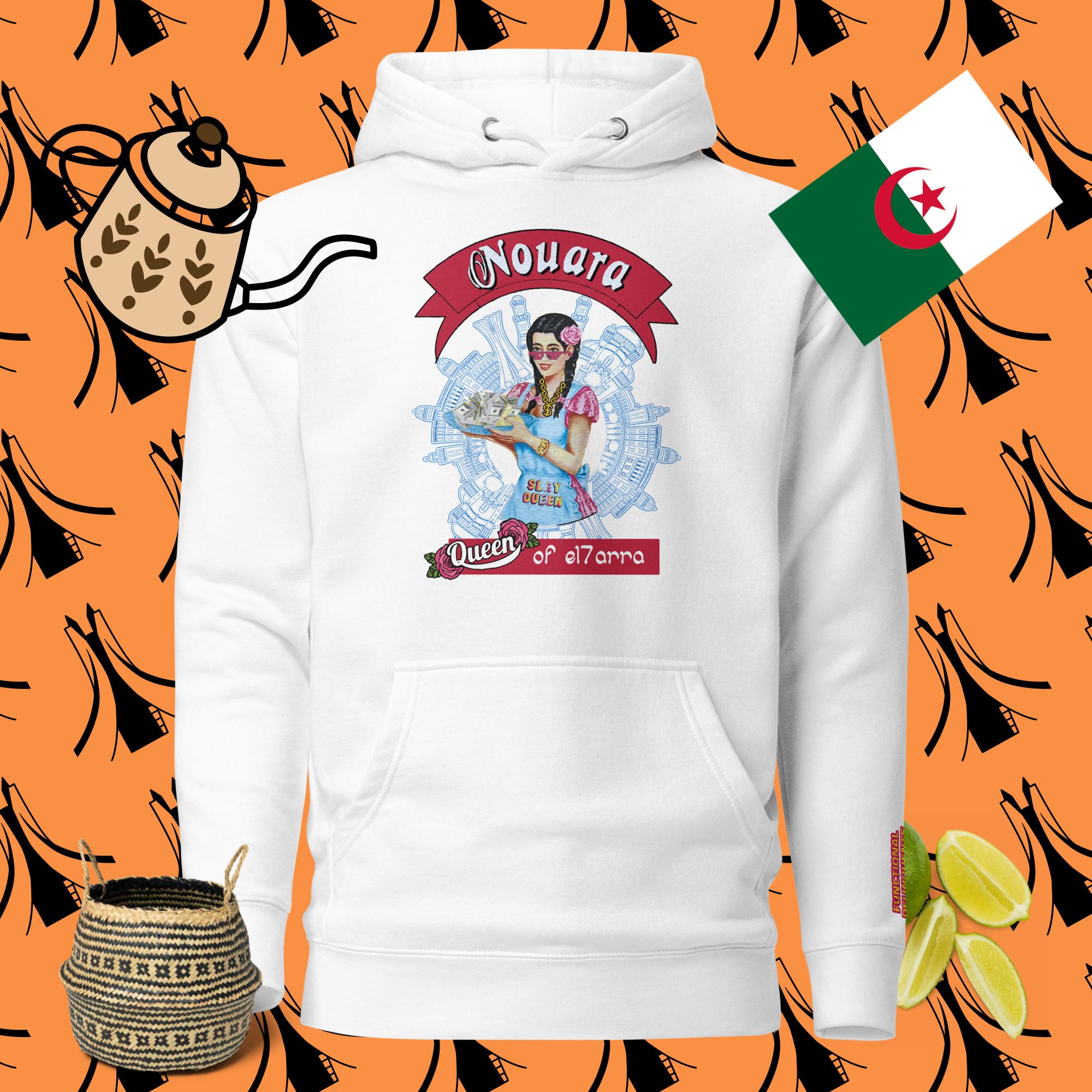 Nouara queen of el7arra! hoodie with ?Liberation collective logo - Image 8