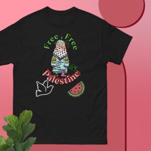 unisex free palestine t shirt with our 'hope' an ode to handala
