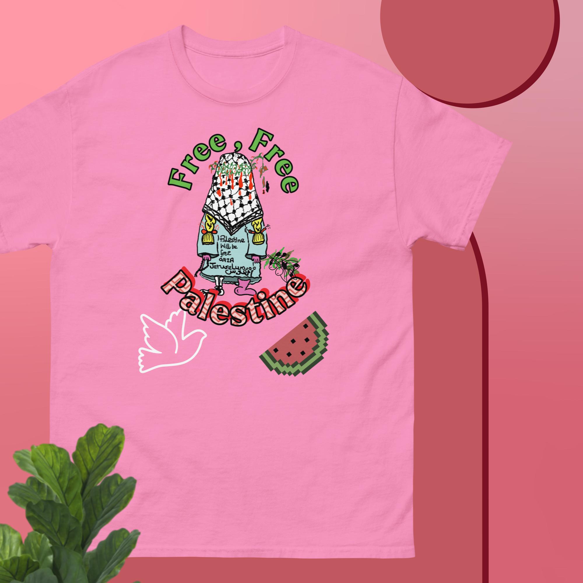 unisex free palestine t shirt with our 'hope' an ode to handala - Image 4