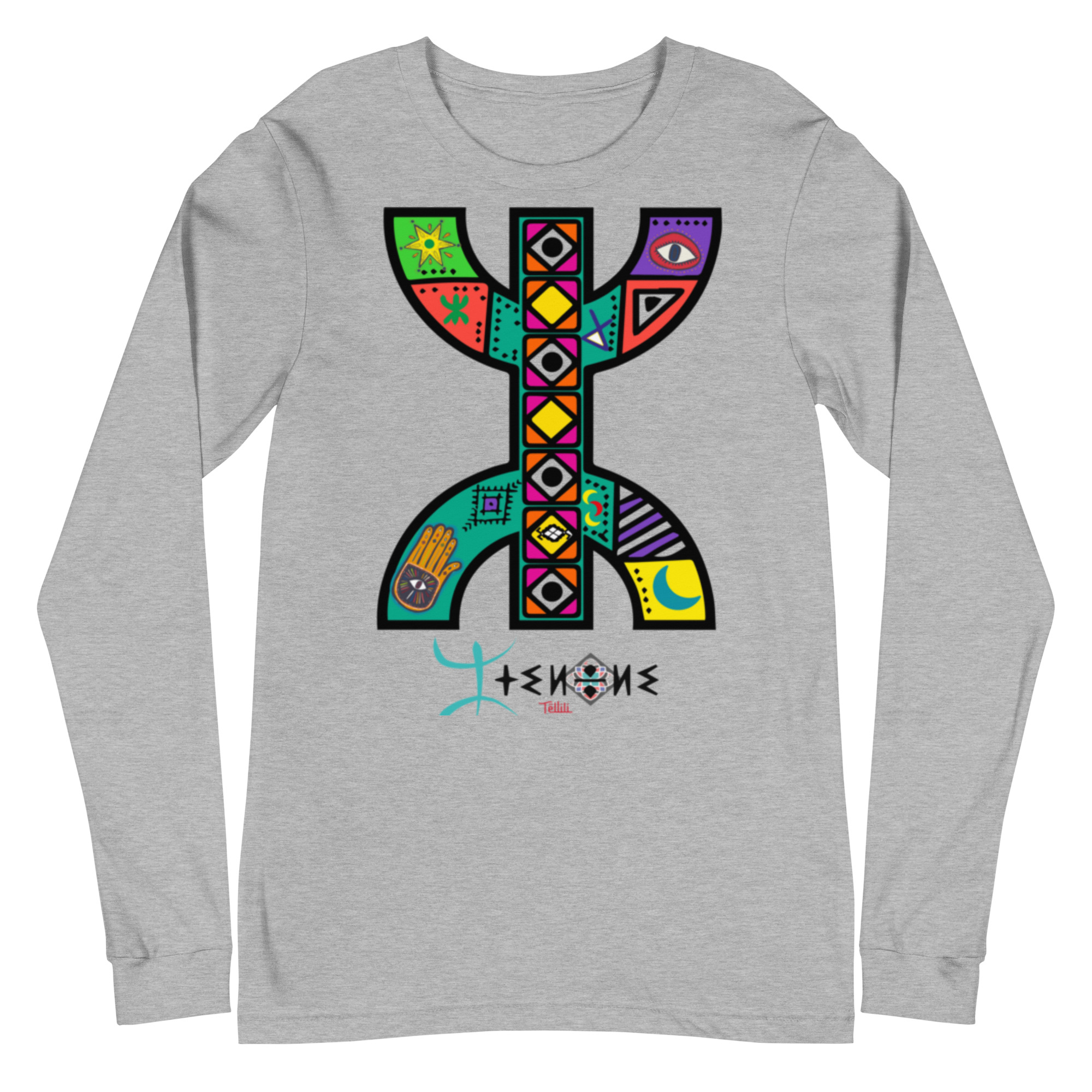 YAZ amazigh Tellili brand, Unisex Long Sleeve Tee - Image 6