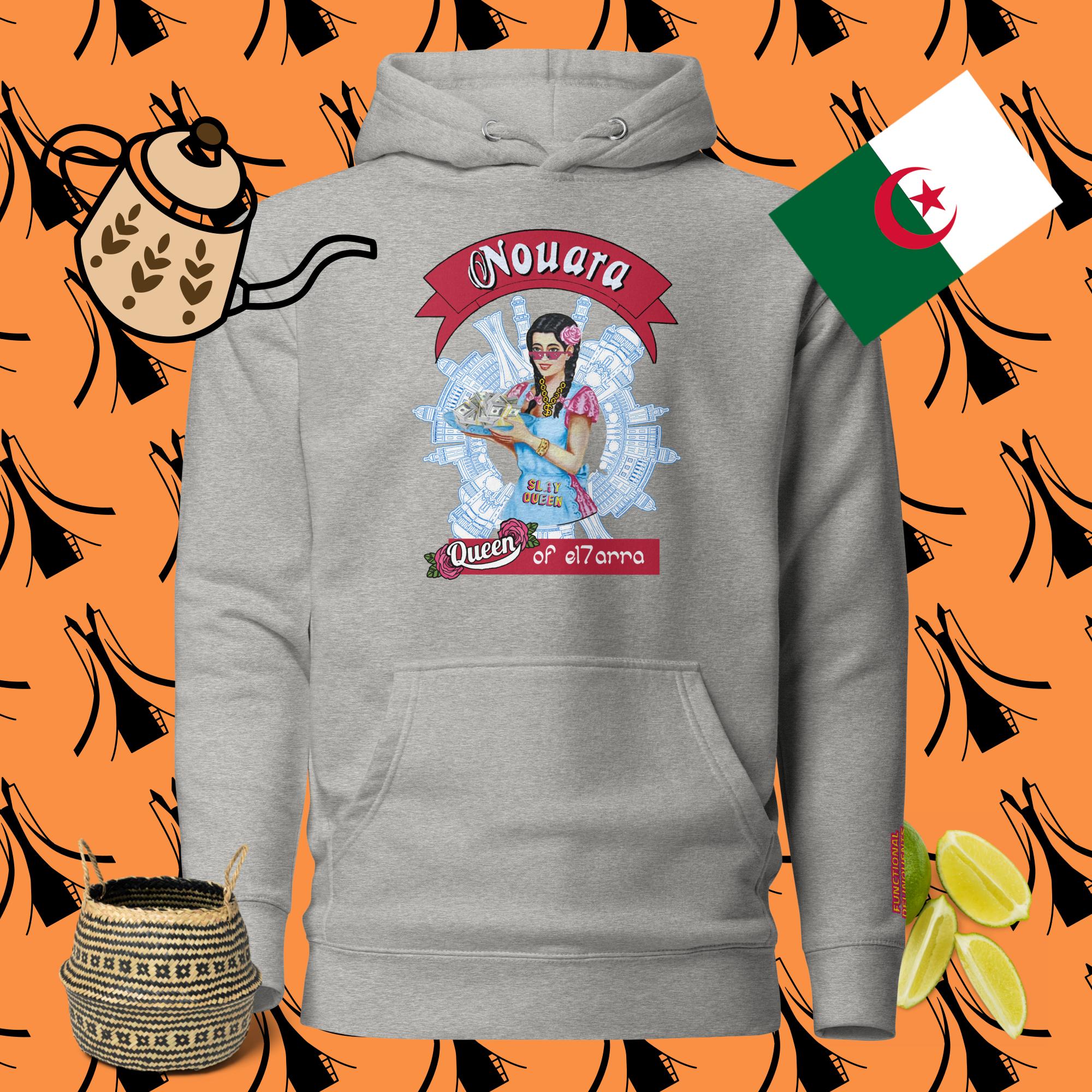 Nouara queen of el7arra! hoodie with ?Liberation collective logo - Image 4