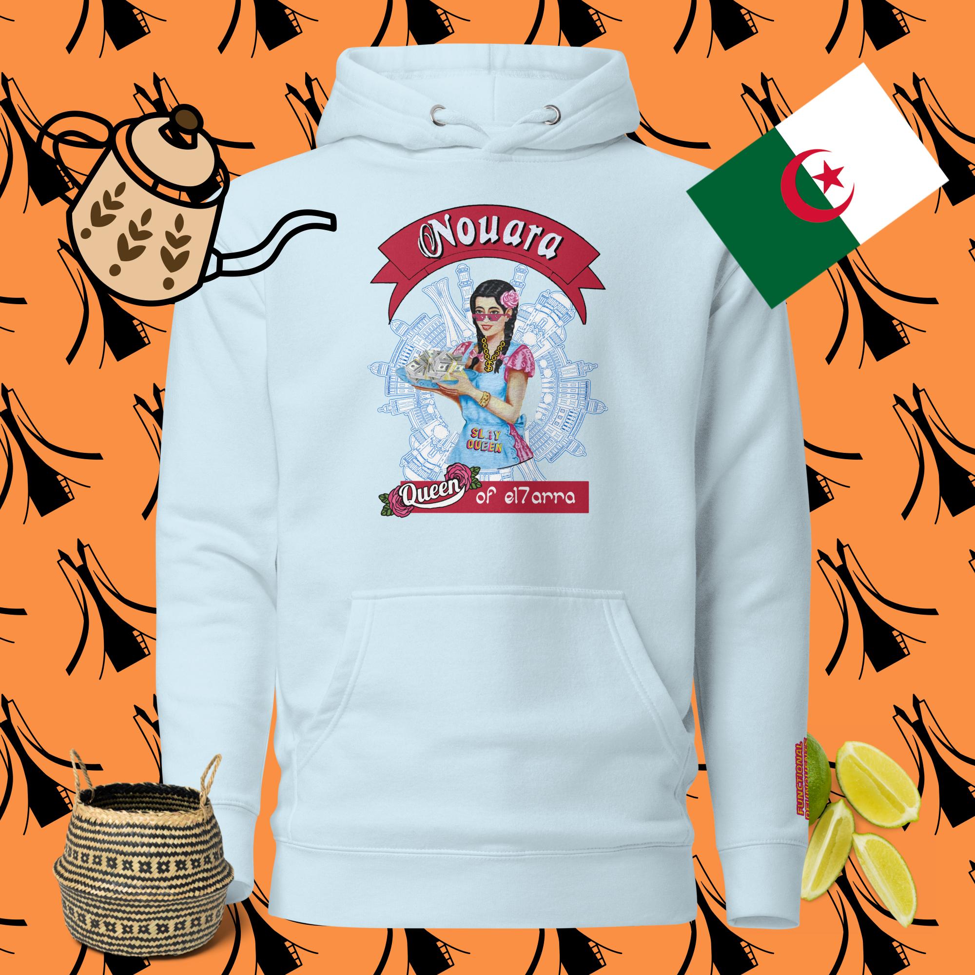 Nouara queen of el7arra! hoodie with ?Liberation collective logo - Image 6