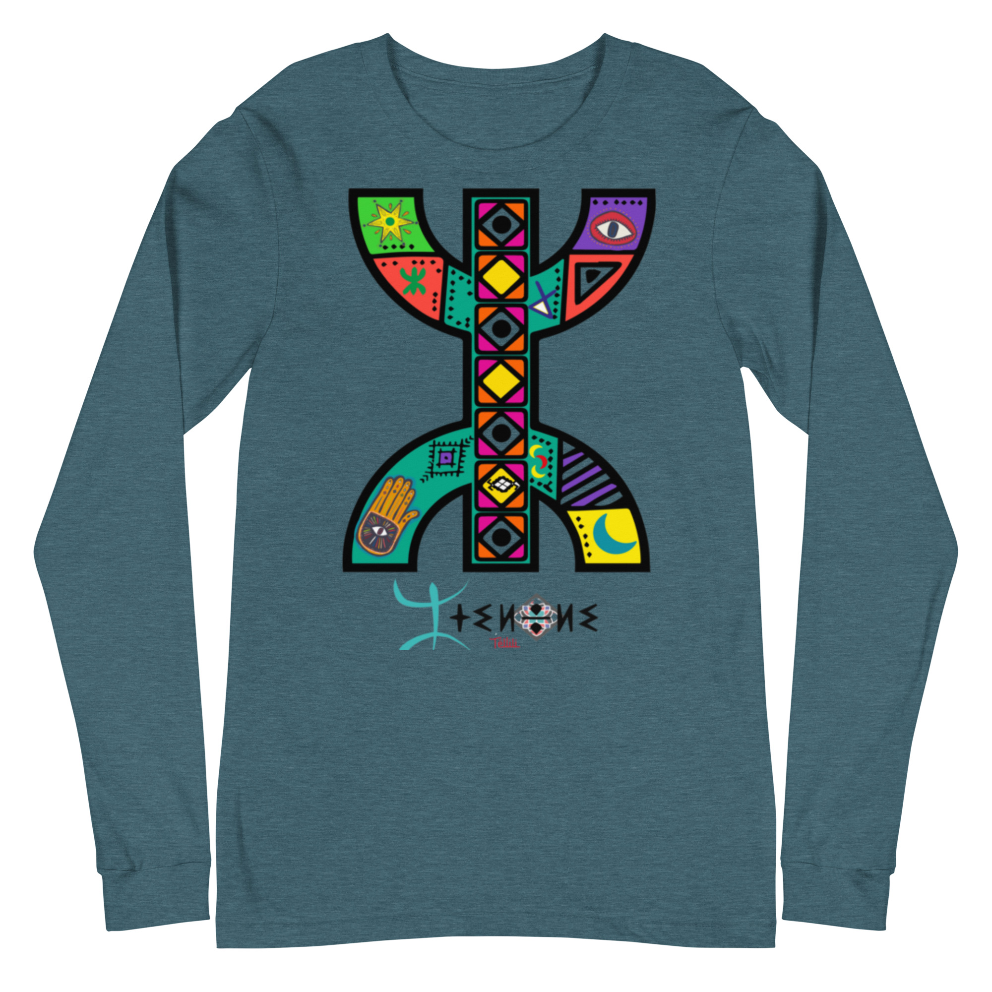 YAZ amazigh Tellili brand, Unisex Long Sleeve Tee - Image 2