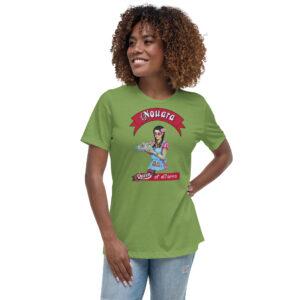 Nouara ganagsta tee with plain background Women’s basic organic t-shirt
