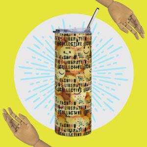 official FLCNA smiley Stainless steel tumbler
