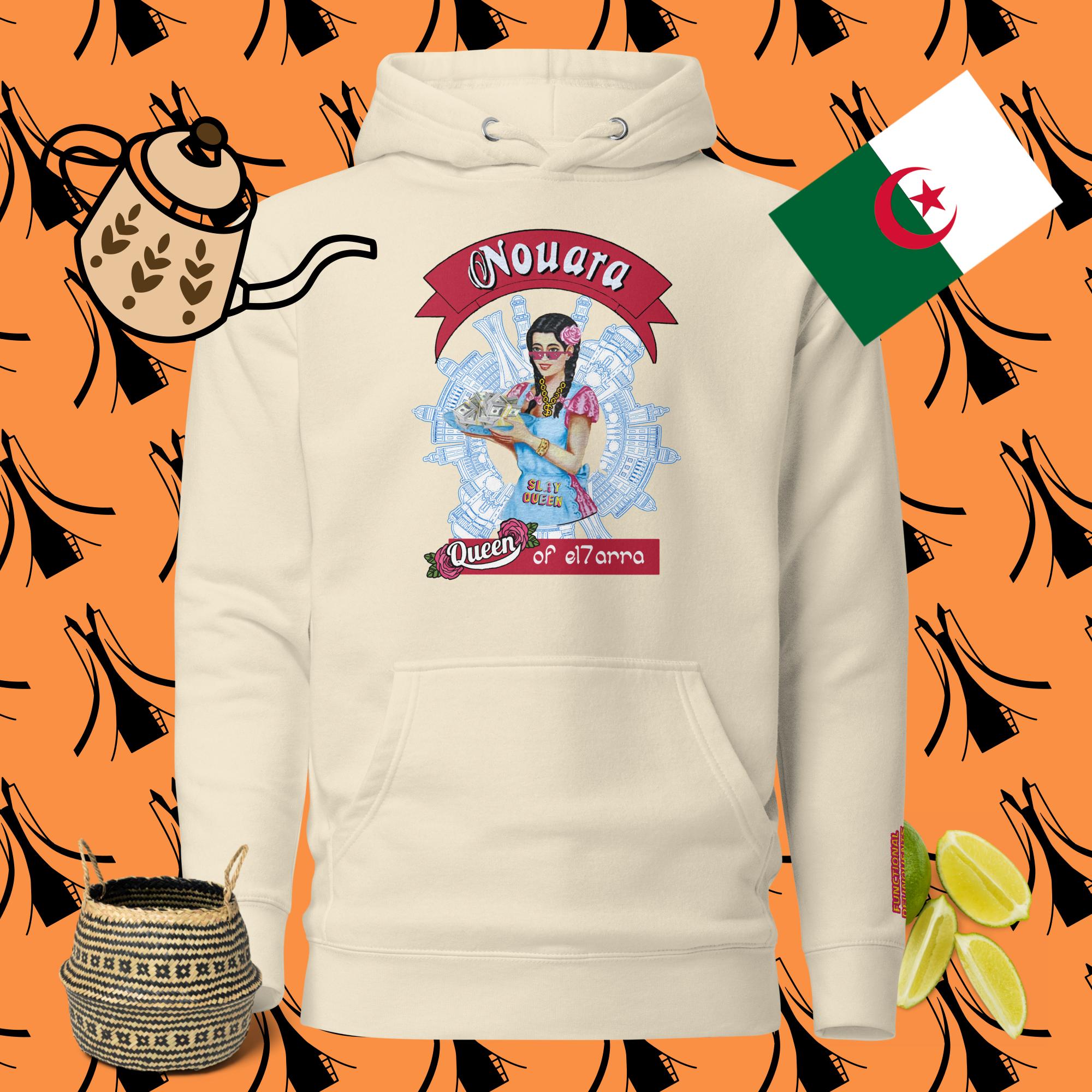 Nouara queen of el7arra! hoodie with ?Liberation collective logo - Image 7