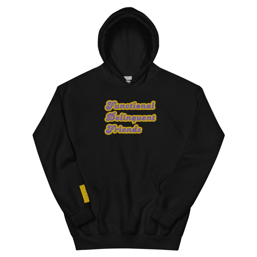 functional delinquent hoodies